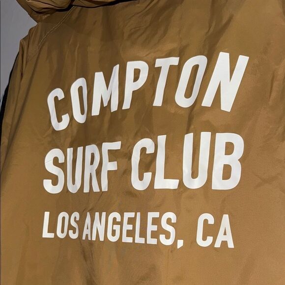 Matix Compton Surf Club Los Angeles Tan Windbreaker Size L - Picture 9 of 13